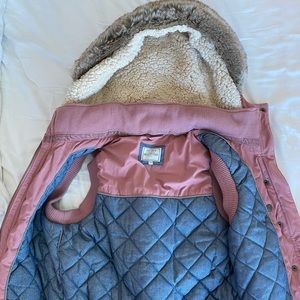 Fat Face Sleeveless Hooded Puffer Parka Vest